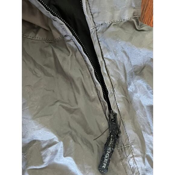 Tommy Hilfiger Mens gray Jacket size Large Polyester and Nylon windbreaker - Picture 6 of 16